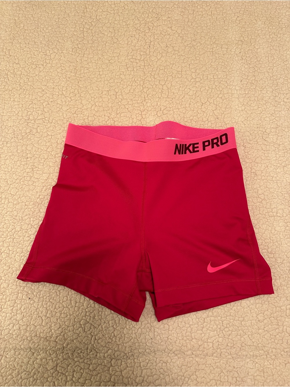 Nike Bright Pink Pro Compression Shorts